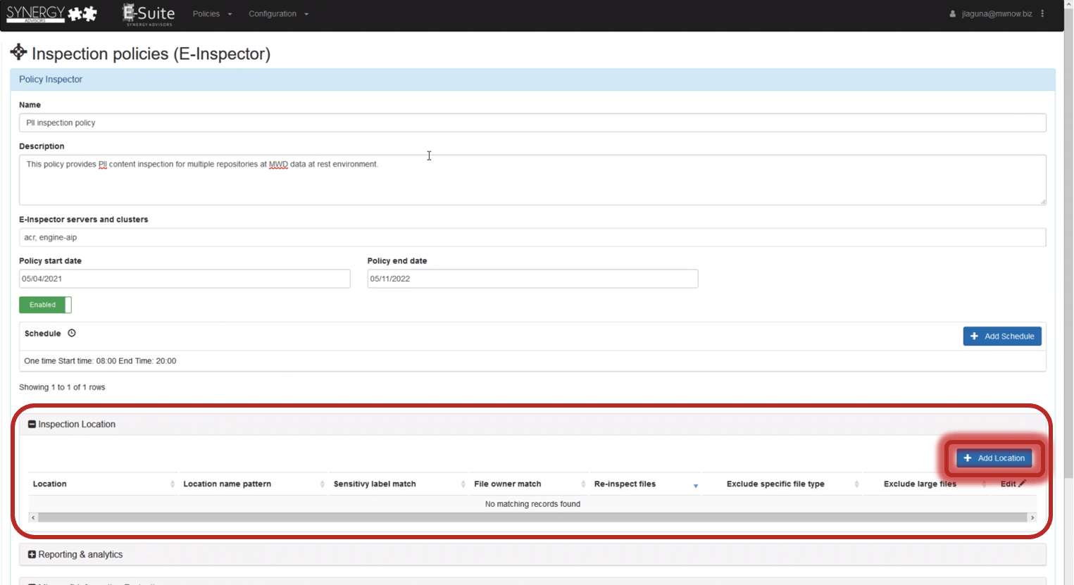 Select Multiple or Specific Locations